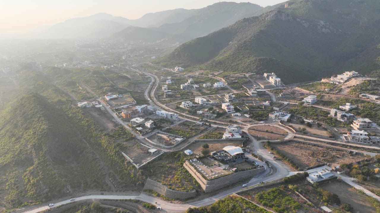 Aerial view of Turabi House